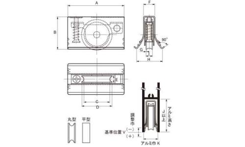 戸車(ABSー0152(ヨコヅナ