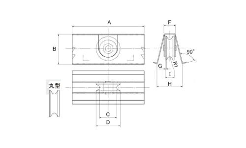 戸車(ABSーP051(ヨコヅナ