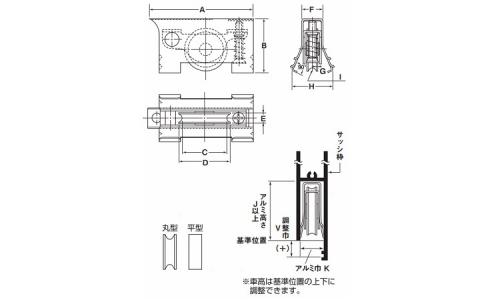 戸車(ABWー0092(ヨコヅナ