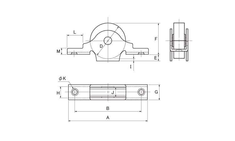 戸車(BYSー0303(ヨコヅナ
