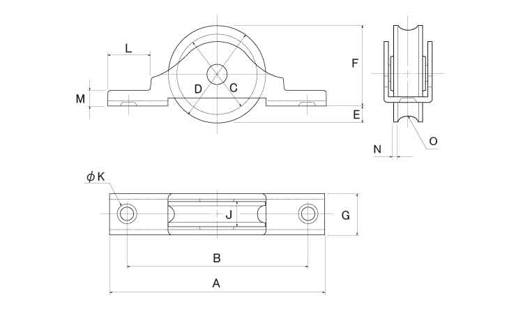 戸車(BYSー0751(ヨコヅナ
