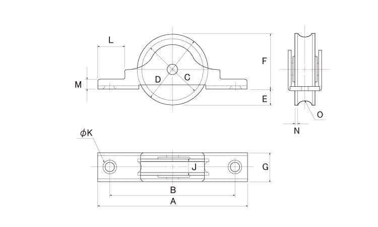 戸車(DESー0242(ヨコヅナ