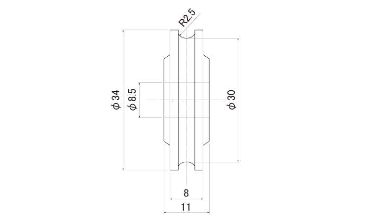 戸車(EKKー0006(ヨコヅナ