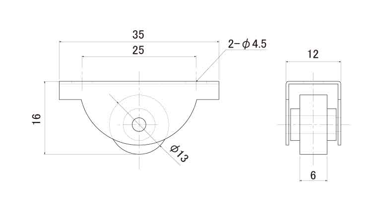 戸車(EKWー0004(ヨコヅナ