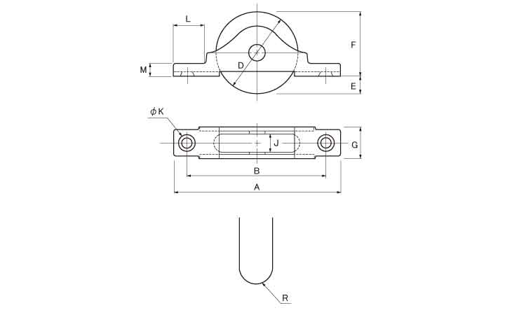 戸車(FESー0338(ヨコヅナ
