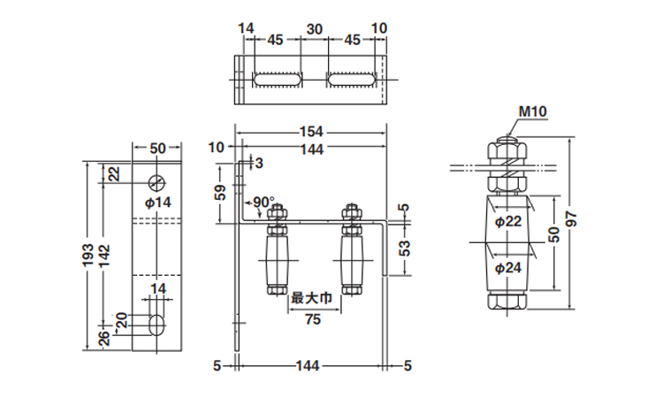 戸車(GUS-0010(ヨコヅナ