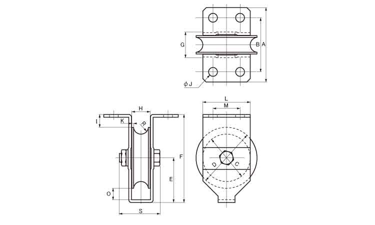 戸車(HBSN0501(ヨコヅナ