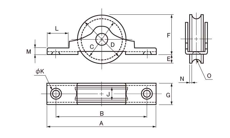 戸車(HGMー0401(ヨコヅナ