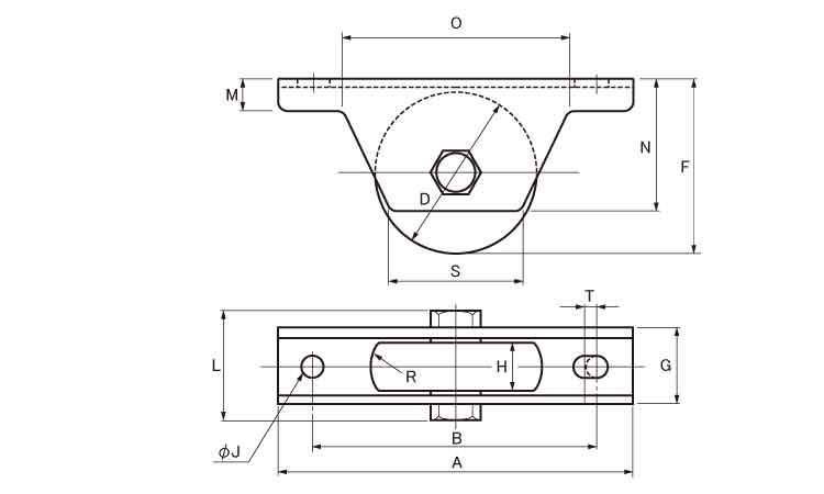 戸車(JGMー0608(ヨコヅナ