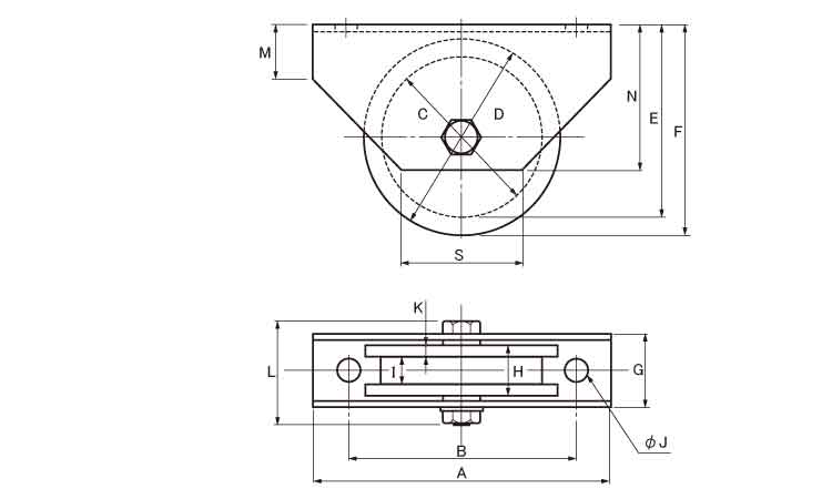 戸車(JGMW2006(ヨコヅナ