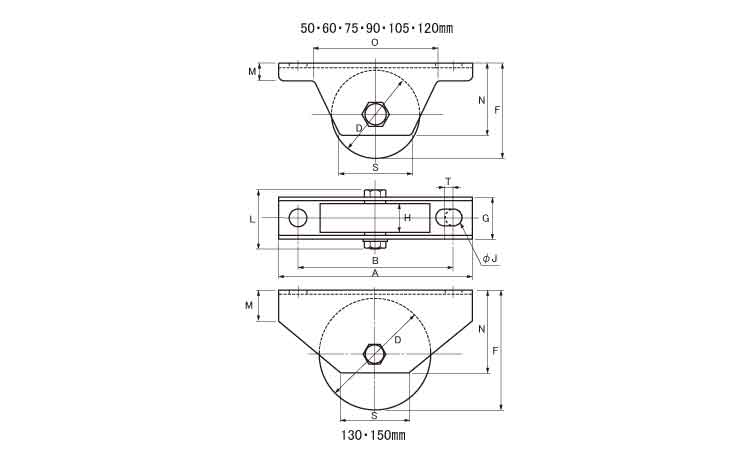 戸車(JHMー0902(ヨコヅナ