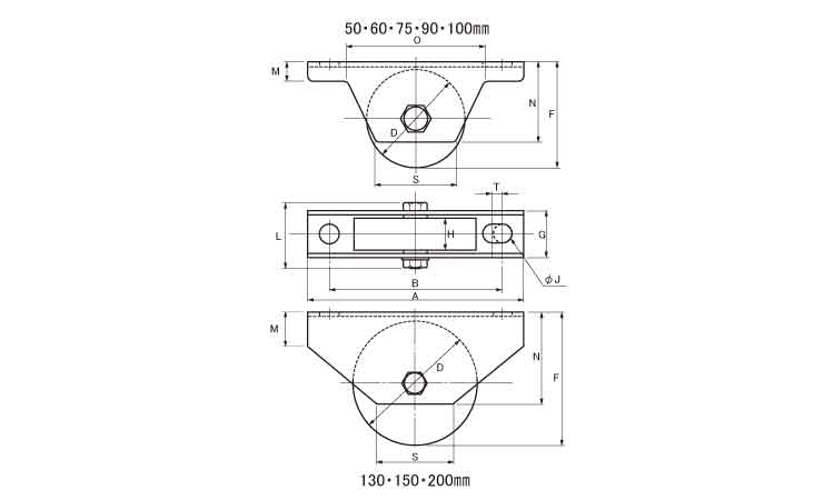 戸車(JMSー0502(ヨコヅナ
