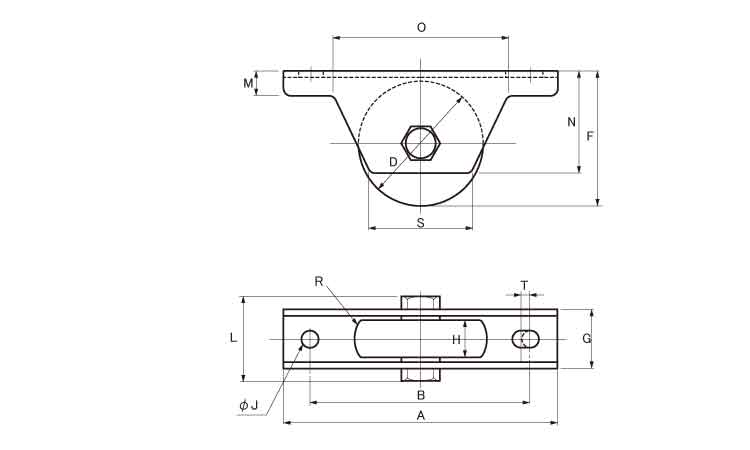 戸車(JMSー0758(ヨコヅナ