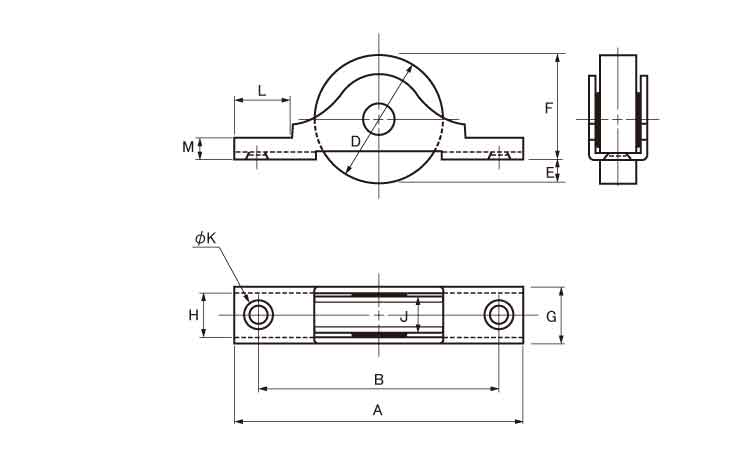 戸車(SASー0362(ヨコヅナ