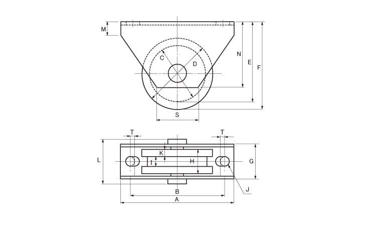 戸車(WHUー0606(ヨコヅナ