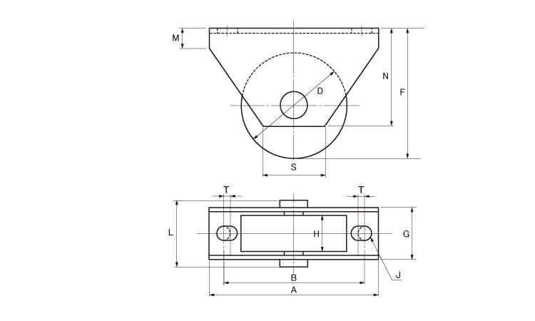 戸車(WHUー1202(ヨコヅナ