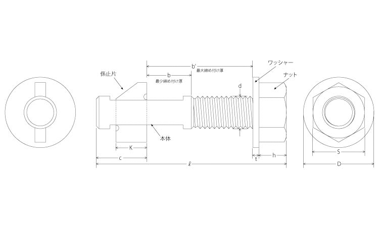 ジオメット フリップボルト