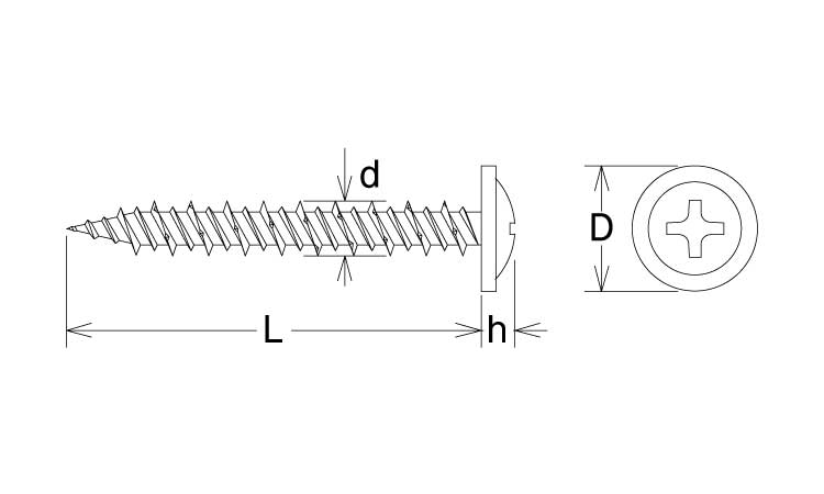 GS Pレスアンカー ナベ WH