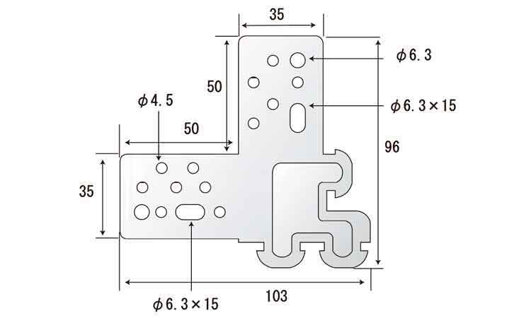 チャンネルジョイントH