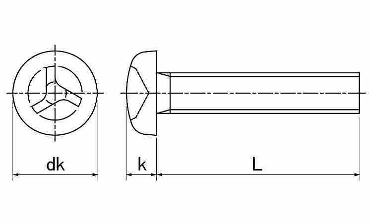 TRFトライウィング・ナベ小ねじ 5.0 2.0