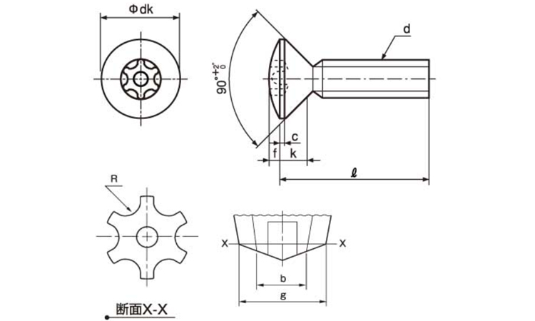 LR丸皿小ねじ(タンパー 8.0 4.0