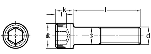 キャップボルト(UNC 3/16 #1