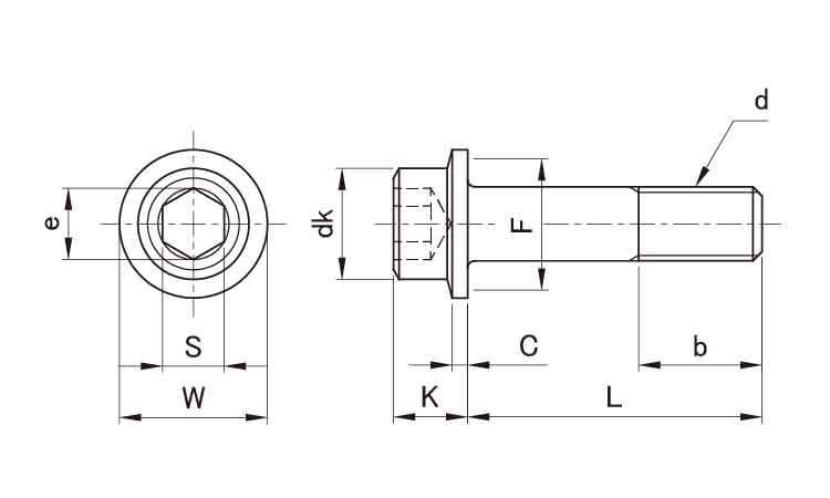 フランジソケット(並目 5.0 3.0