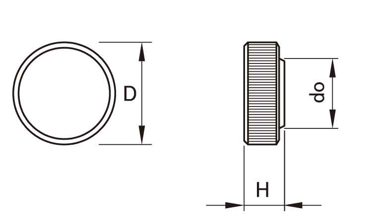 サムノブ(丸型(黒 3.0