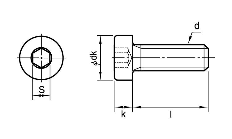 SUSローヘッドCAP(全ねじ 40.0 5.0