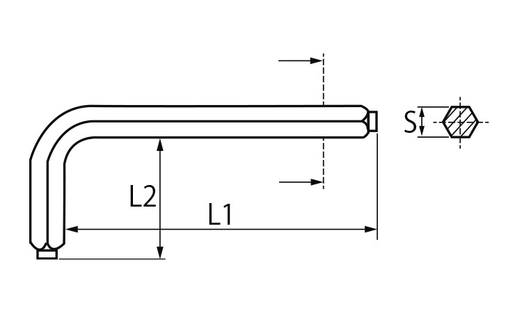 パイロットリセス用レンチ 3.0