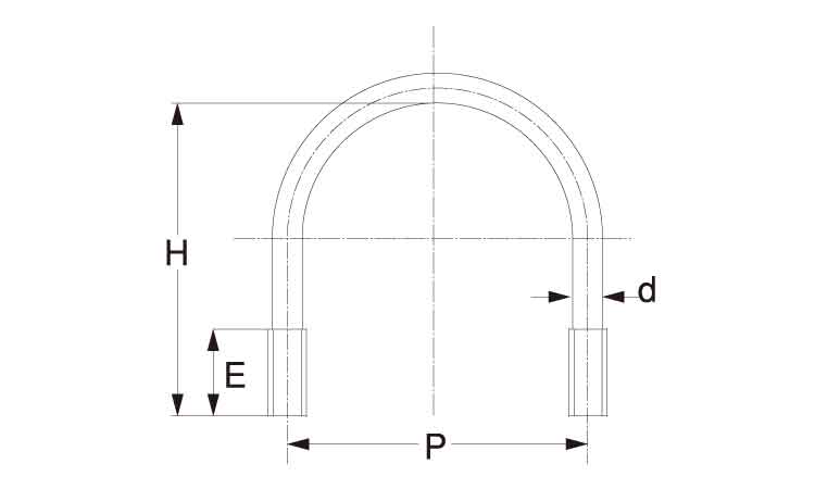 Uボルト(歩道橋用 6.0