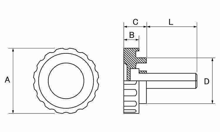ノブボルト KRーB3(黒 10.0 8.0