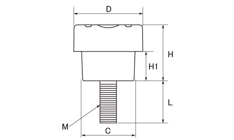 段付グリップボルトロング(NOー1 10.0 3.0