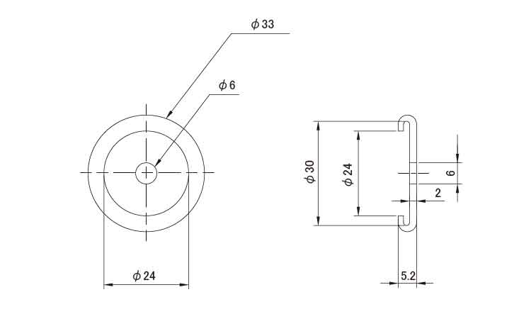 ゴム(黒(アジャスト用 30.0