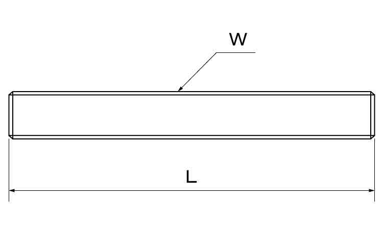 2.5メーター寸切(ウィット 3/8