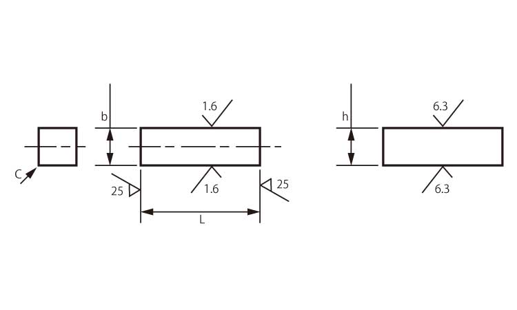 新JIS 焼KEY(定尺 5.0 5.0