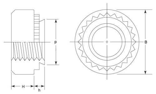 SUS材用セルファスナー(FSD 1.0 3.0