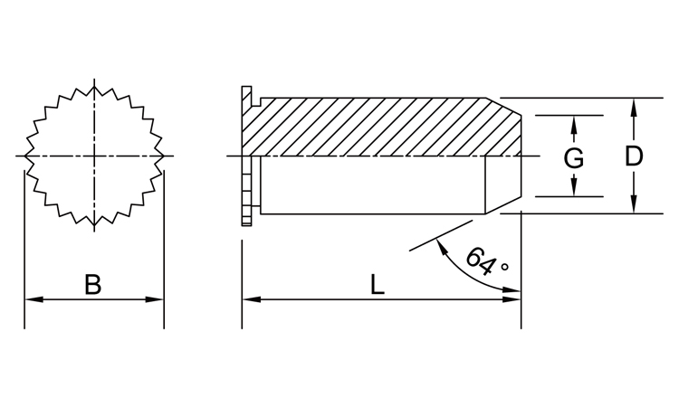 クリンチングガイドピン 3.0