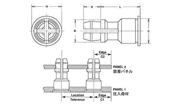 PEM スナップトップ(SSA 8.0 4.0