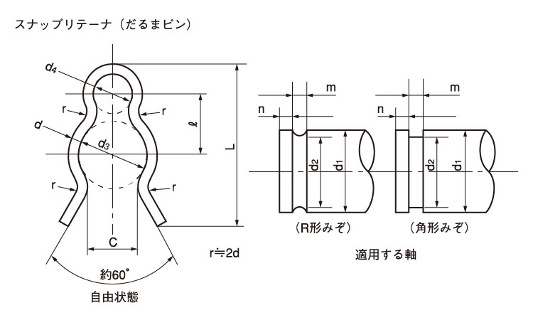 スナップリテーナ(大陽 14.0