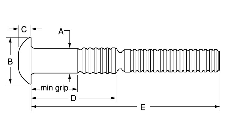 ハックボルトピンC6L(丸ステン 6.0