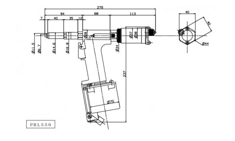 リベットツール PRL550