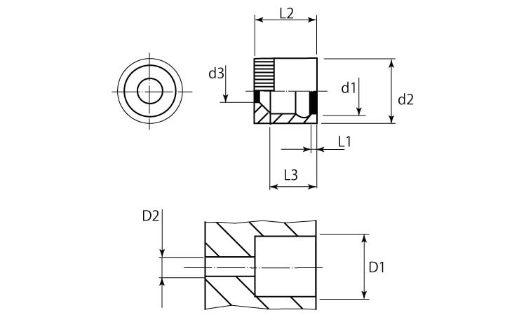 木材取付360度回転コンパクト
