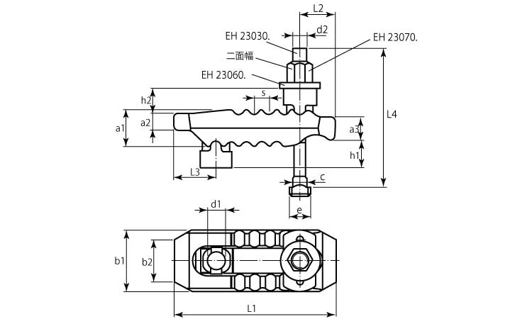 23185溝付(Tボルト付) 100.0 10.0