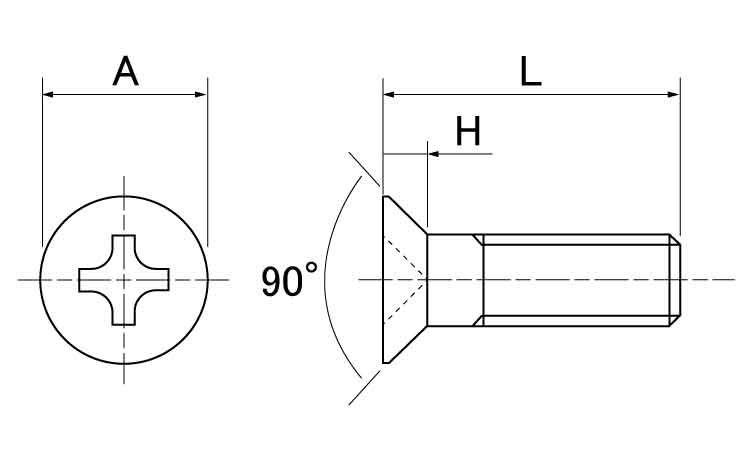 ジルコニア セラミック 皿小ねじ 12.0 4.0