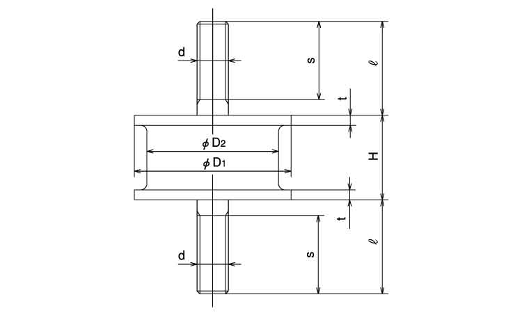 丸形防振ゴム(KA形NT・W各2 8.0