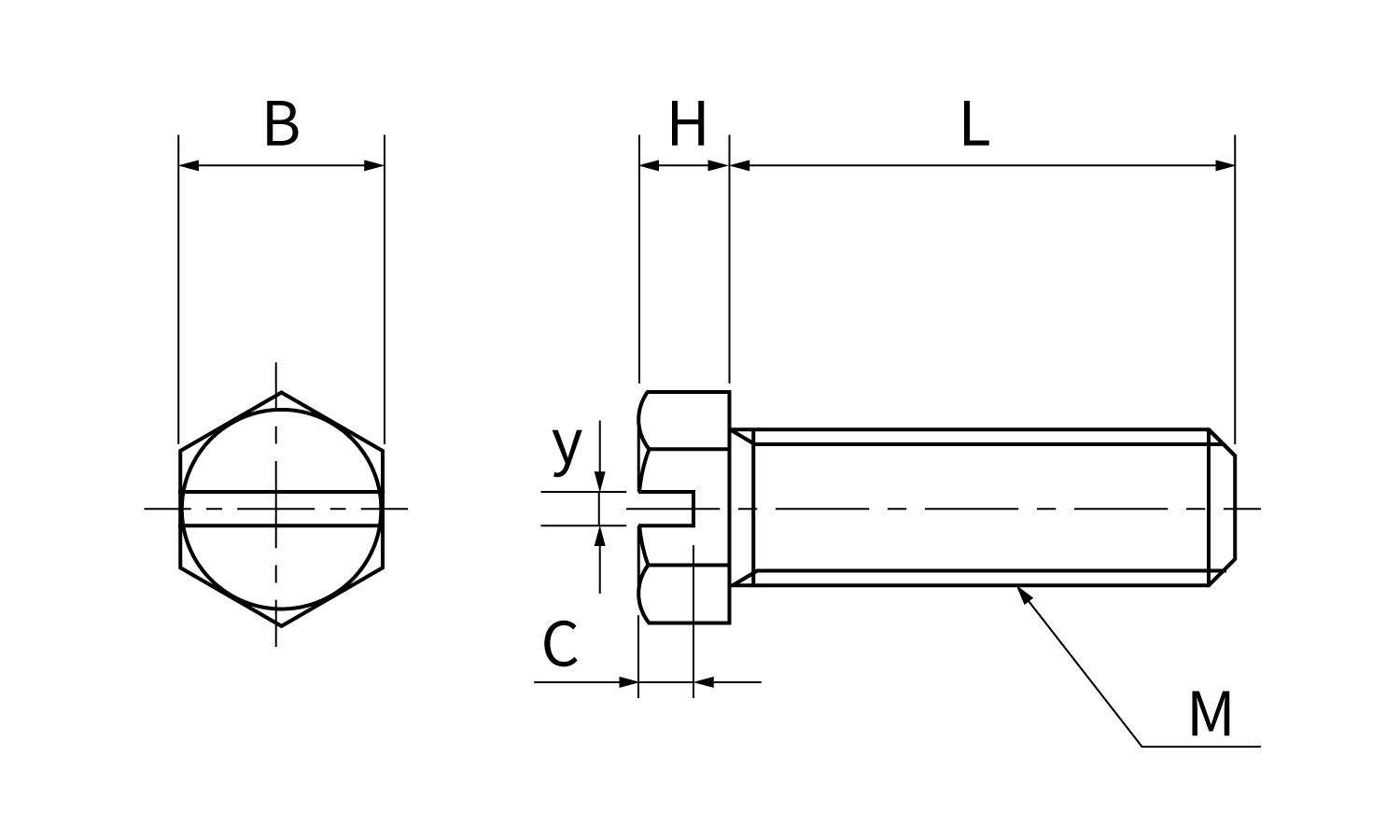 PFA(ー)六角ボルト 10.0 4.0