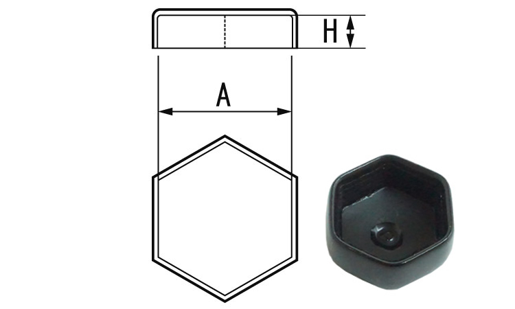 ナットカバー(フラット) 10.0