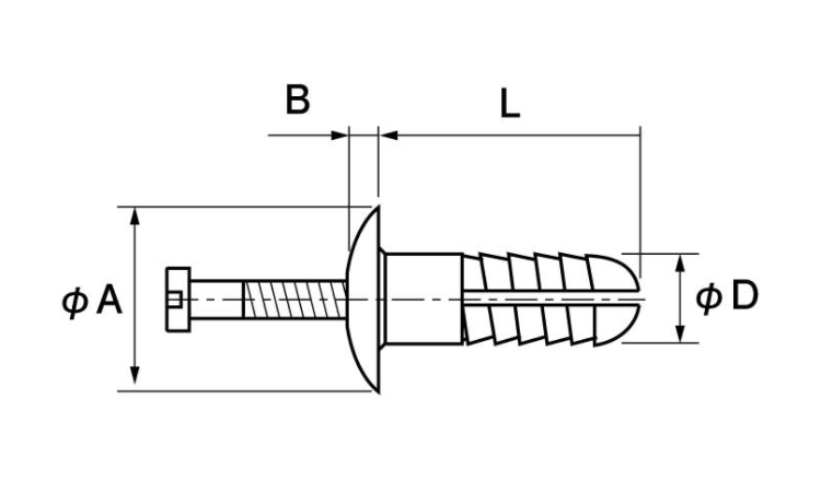 PA6ヒットリベット(HRーR 7.0