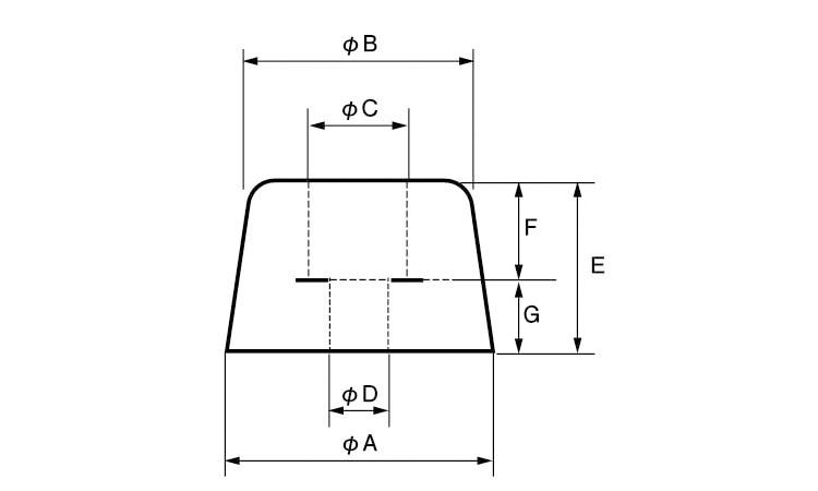 ゴム脚(W入 UEKー2320